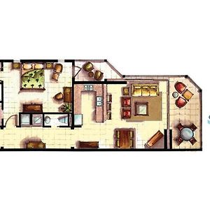 Suite met een Slaapkamer en Uitzicht op de Oceaan